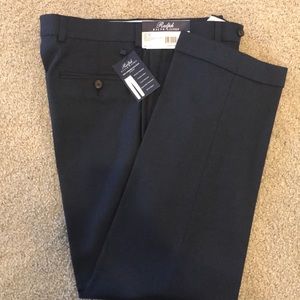 NWT Men’s Ralph Lauren Navy Dress Pants - 32Wx30L